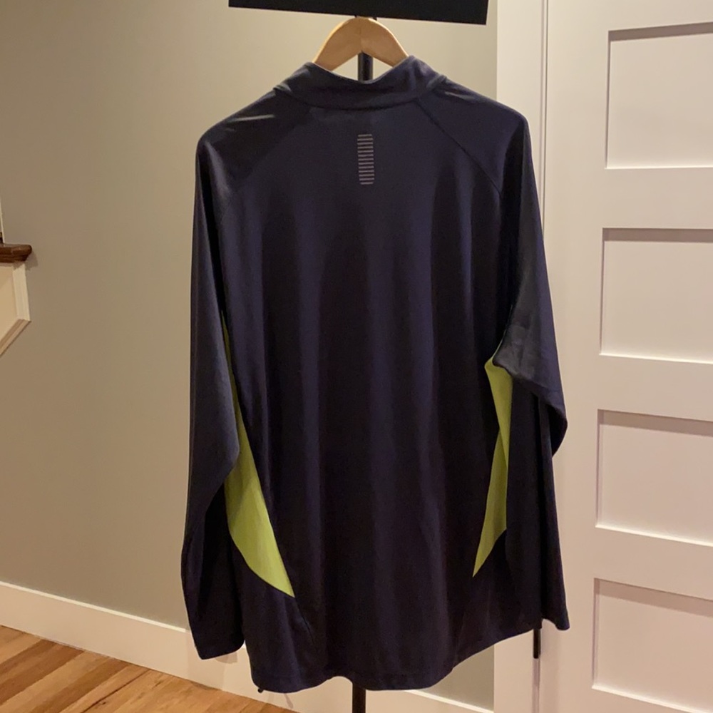 Reebox Gray Long Sleeve Quarterzip 3XL - Picture 3 of 3